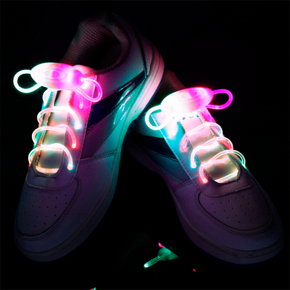 Cadarço de LED - Varias cores - 80h de Bateria