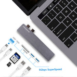 Hub USB de alumínio para MacBook Pro / Air