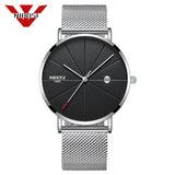 Relógio NIBOSI® Minimalista Luxo - Ultra Fino - ORIGINAL
