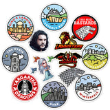 61 Adesivos Cartoon do Game Of Thrones