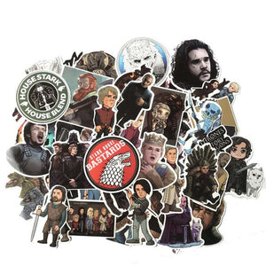 61 Adesivos Cartoon do Game Of Thrones
